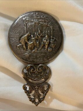 Hans Jensen, silversmith Denmark pocket mirror